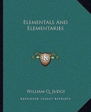 portada elementals and elementaries (en Inglés)