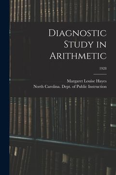 portada Diagnostic Study in Arithmetic; 1928 (en Inglés)