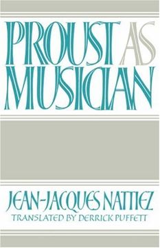 portada Proust as Musician (en Inglés)