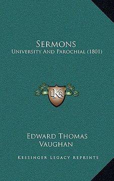 portada sermons: university and parochial (1801) (in English)