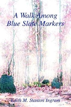 portada a walk among blue slate markers (en Inglés)