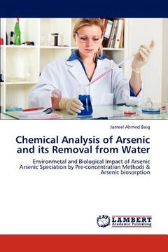 portada chemical analysis of arsenic and its removal from water (en Inglés)