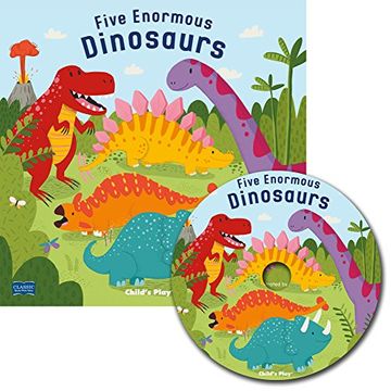 portada Five Enormous Dinosaurs (Classic Books With Holes us Soft Cover With cd) 