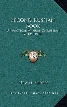 portada second russian book: a practical manual of russian verbs (1916) (en Inglés)