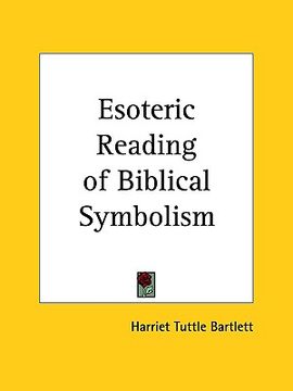portada esoteric reading of biblical symbolism (in English)