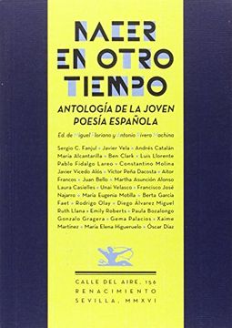 portada Nacer en Otro Tiempo: Antología de la Joven Poesía Española
