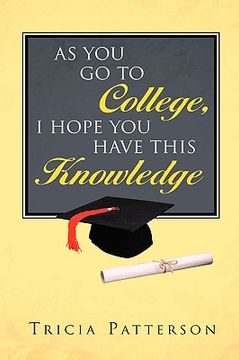 portada as you go to college, i hope you have this knowledge (en Inglés)