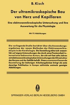 portada Der Ultramikroskopische bau von Herz und Kapillaren: Eine elektronenmikroskopische Untersuchung und ihre Auswertung für die Physiologie (German Edition)