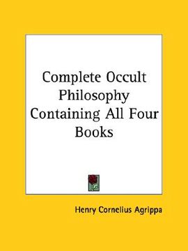 portada complete occult philosophy containing all four books (en Inglés)