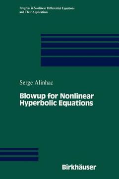 portada blowup for nonlinear hyperbolic equations (en Inglés)