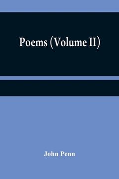 portada Poems (Volume II) (en Inglés)