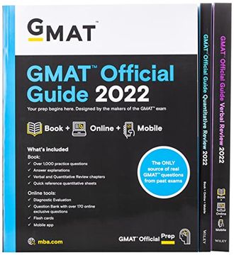 portada Gmat Official Guide 2022 Bundle: Books + Online Question Bank (libro en Inglés)