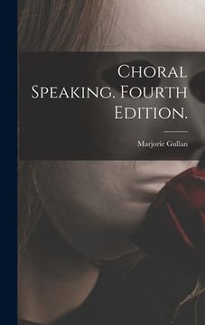 portada Choral Speaking. Fourth Edition. (en Inglés)