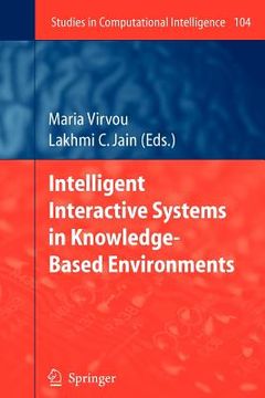 portada intelligent interactive systems in knowledge-based environments (en Inglés)