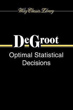 portada optimal statistical decisions (en Inglés)