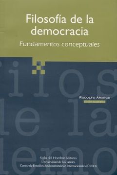 portada Filosofia de La Democracia: Fundamentos Conceptuales (Spanish Edition) (in Spanish)