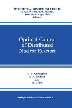 portada Optimal Control of Distributed Nuclear Reactors (en Inglés)