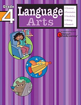 portada language arts: grade 4 (flash kids harcourt family learning) (in English)