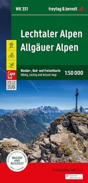portada Lechtaler Alpen - Allgã¤Uer Alpen Hiking, Cycling & Leisure map - 1: 50,000 Scale: 351 (Wander-Rad-Freizeitkarte)