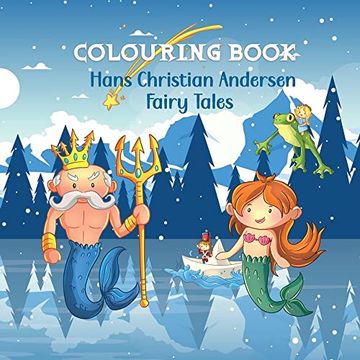 portada Hans Christian Andersen Fairy Tale Colouring Book for Kids: Suitable for Ages 4+ (en Inglés)