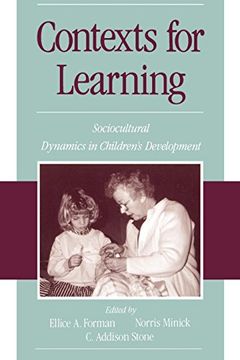 portada Contexts for Learning: Sociocultural Dynamics in Children's Development (en Inglés)