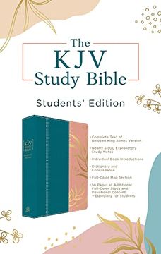 portada Kjv Study Bibleñstudents' Edition [Tropical Botanicals] (en Inglés)