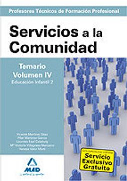 portada cuerpo de profesorestécnicos de formación profesional. servicios a la comunidad. temario. volumen iv