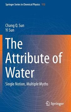 portada The Attribute of Water: Single Notion, Multiple Myths (in English)