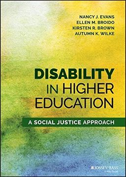 portada Disability in Higher Education: A Social Justice Approach (in English)