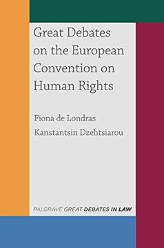 portada Great Debates on the European Convention on Human Rights (Great Debates in Law) (en Inglés)