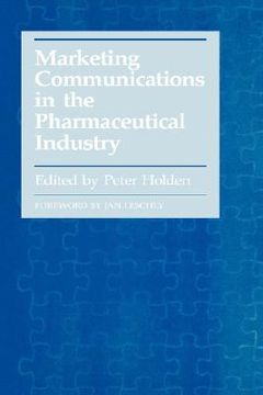 portada marketing communications in the pharmaceutical industry (en Inglés)