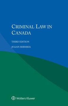 portada Criminal Law in Canada (in English)