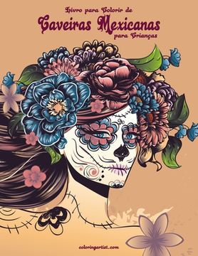 portada Livro para Colorir de Caveiras Mexicanas para Crianças