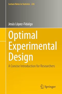 portada Optimal Experimental Design (en Inglés)