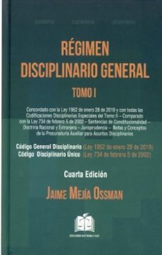 portada Regimen Disciplinario General t 1
