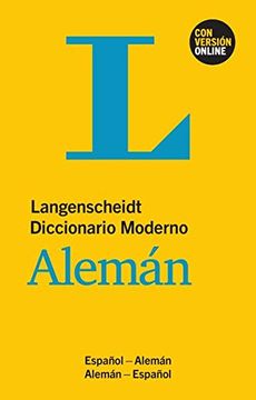 portada Diccionario Moderno Aleman-Español, Español-Aleman (en Alemán)