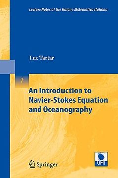 portada an introduction to navier-stokes equation and oceanography