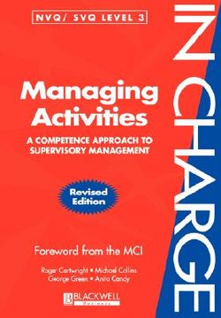 portada managing activities: a competence approach to supervisory management (en Inglés)