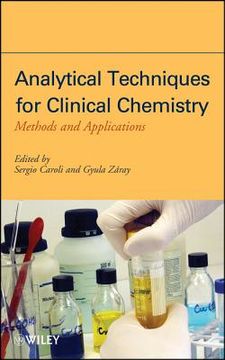 portada analytical techniques for clinical chemistry