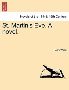portada st. martin's eve. a novel.