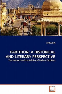 portada partition: a historical and literary perspective