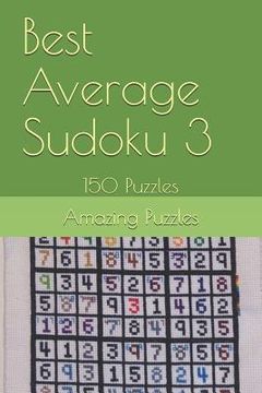 portada Best Average Sudoku 3: 150 Puzzles (en Inglés)