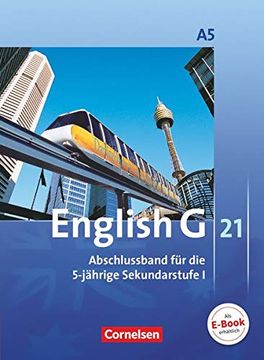 portada English g 21. Ausgabe a 5. Abschlussband 5-Jährige Sekundarstufe i. Schülerbuch (en Inglés)