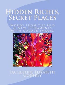 portada Hidden Riches, Secret Places: Words from the Old & New Testaments, with colour images (en Inglés)