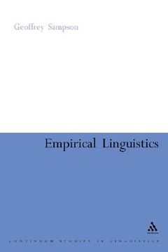 portada empirical linguistics (en Inglés)