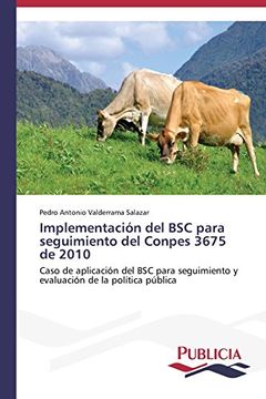 portada Implementación del BSC para seguimiento del Conpes 3675 de 2010