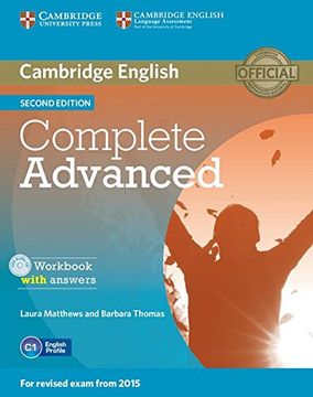 portada Complete Advanced Workbook With Answers With Audio cd Second Edition (en Inglés)