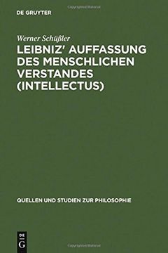 portada leibniz' auffassung des menschlichen verstandes (intellectus) (en Inglés)