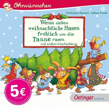 portada Wenn Sieben Weihnachtliche Hasen Froehlich um die Tannen Rasen und Andere Geschichten (in German)