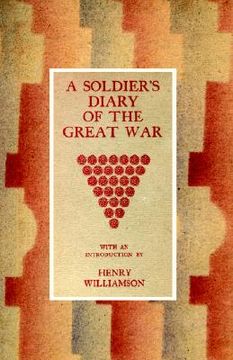 portada soldier's diary of the great war (in English)